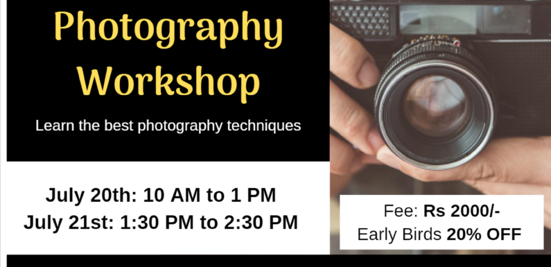 Basic Photography Workshop – Cross Skills