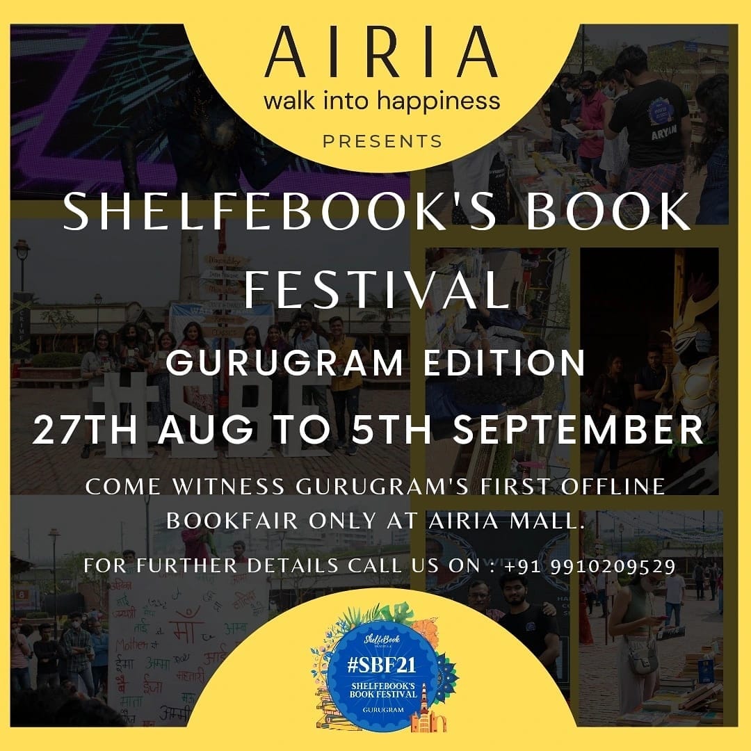 Shelfebook's Book Festival Gurugram, 2021 Kahajaun