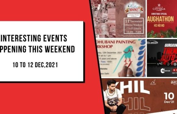 Delhi NCR: Interesting Events Happening this Weekend(10 to 12 Dec,2021)