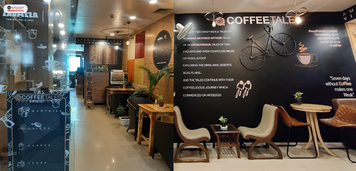 Coffee Tales By Cyclists Cafe – South Point Mall, Golf Course Road, Gurgaon