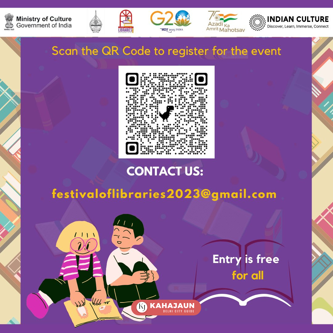 Delhi Libraries Festival 2023 - Tickets