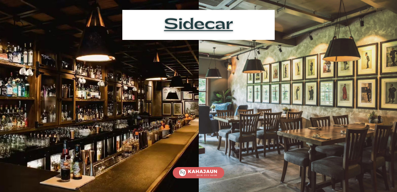 Sidecar GK1, Delhi best bar in Delhi 2023 - KahaJaun