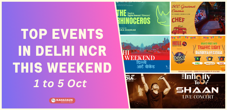 Top Events Happening in Delhi NCR This Weekend from 1 to 5 Oct, 2025