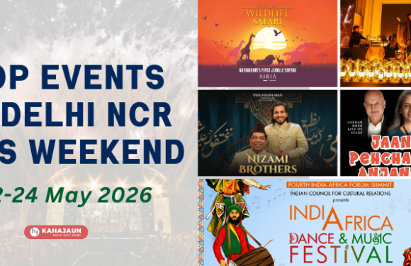 Top Events in Delhi NCR This Weekend (22–24 May 2026): Concerts, Comedy Shows, Qawwali Nights, Parties & Cultural Experiences