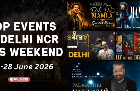 Top Events in Delhi NCR This Weekend (26–28 June 2026): Gurdas Maan, Hariharan, Water Carnival, Theatre, Comedy & More