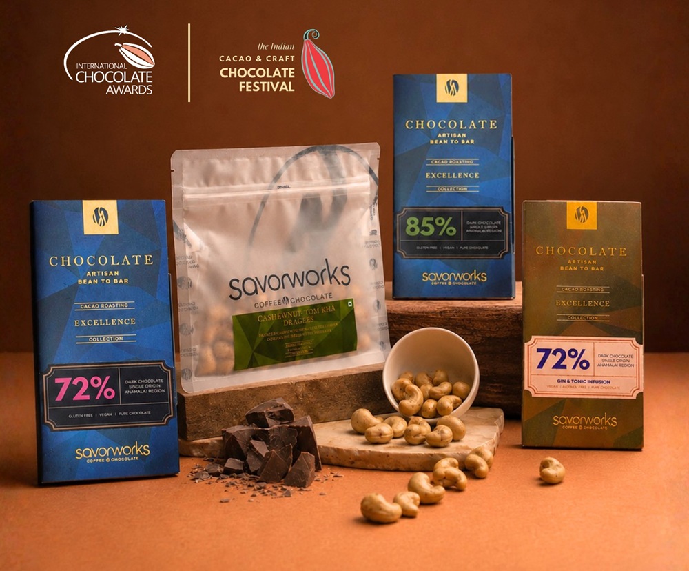 Savorworks Creates History with Double Gold for 85% Dark Chocolate at Indian Craft Chocolate Competition 2026